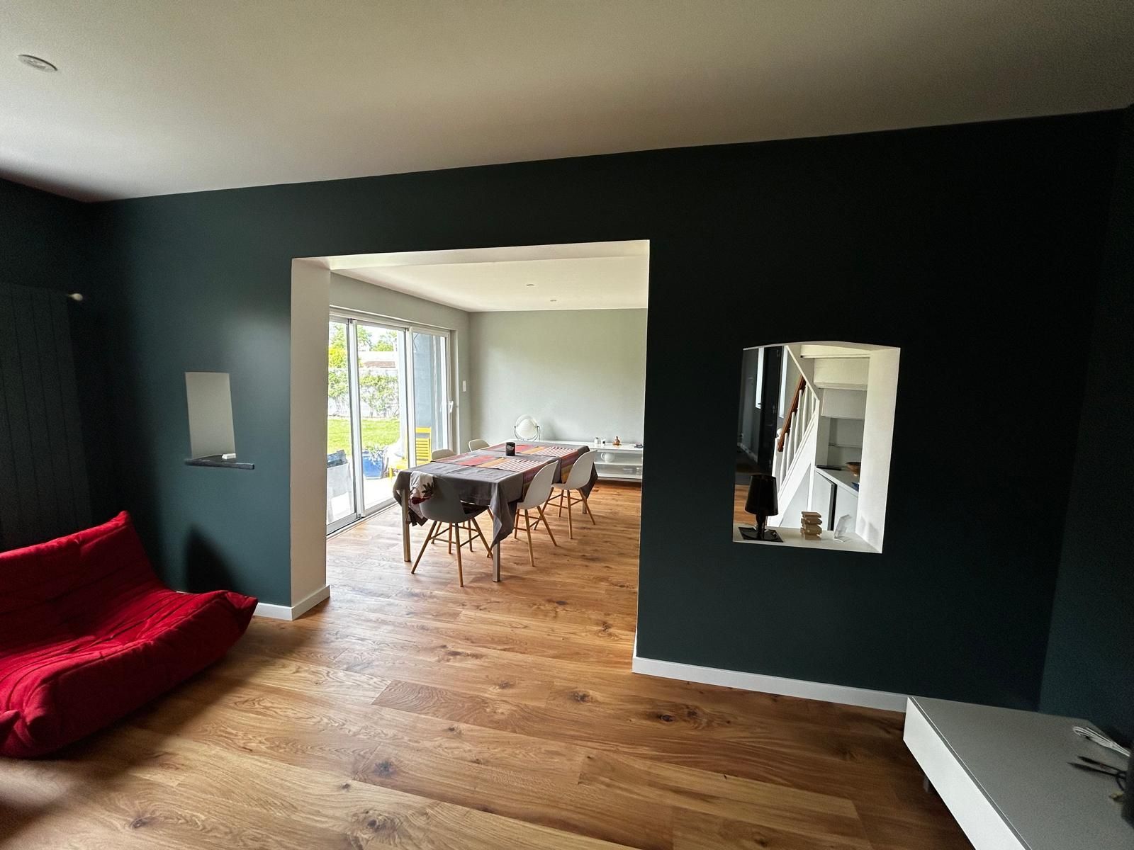 Rénovation intérieure le havre placo parquet peinture cloisons menuiserie