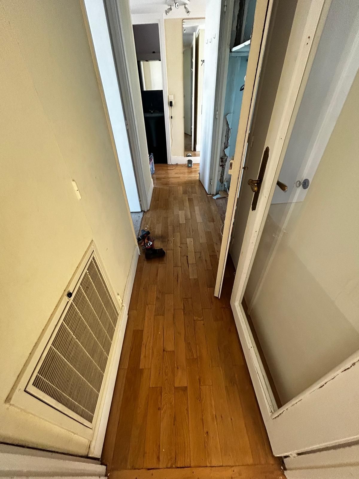 Sol d'un appartement en plein centre ville du Havre rénové