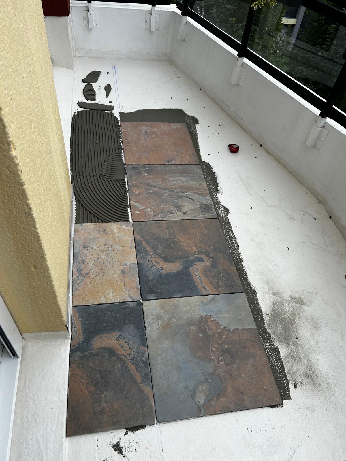 Réalisation terrasse carrelage le havre