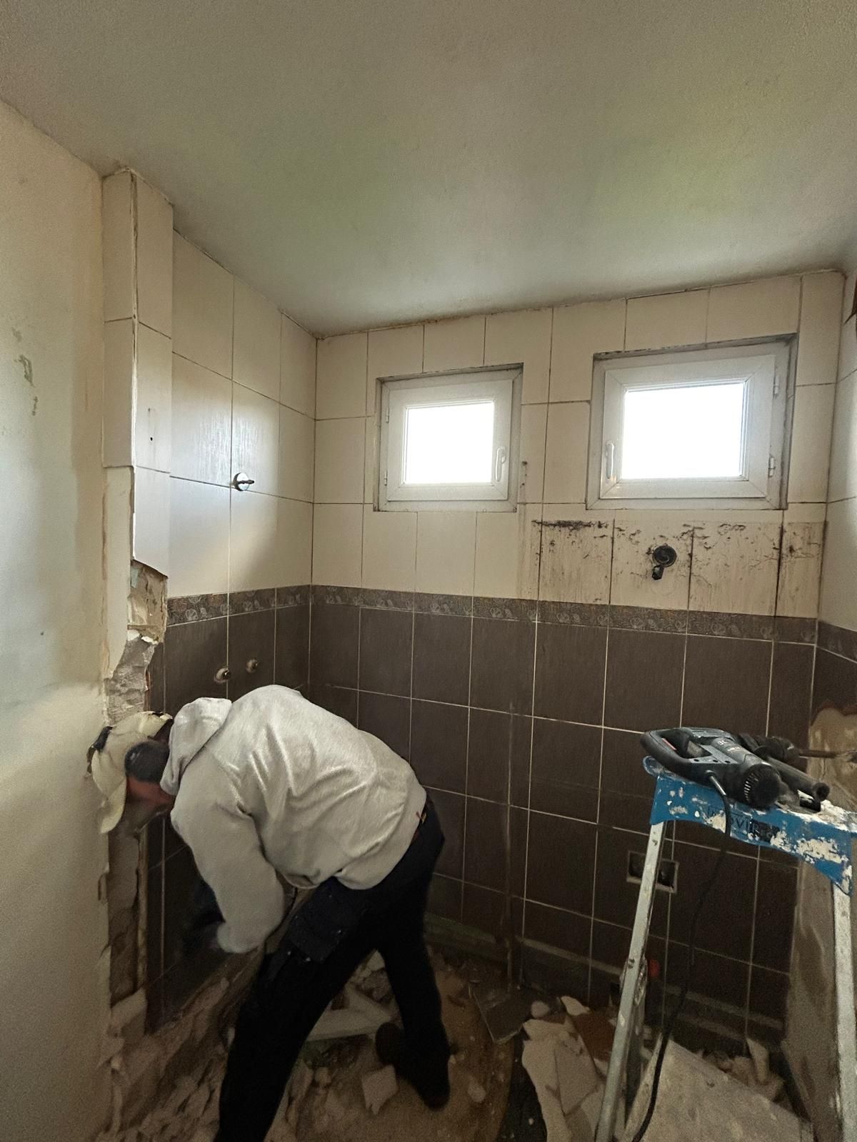 Avant rénovation salle de bains dans un appartement au havre