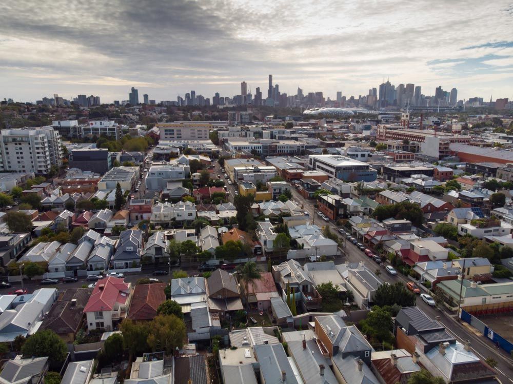 An Aerial View of a Residential Area — Mark's Flooring & Handyman Services in Tumbi Umbi, NSW