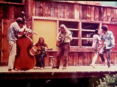 With Bonnie and Steve groovin on the porch with Joe Ryan 1970