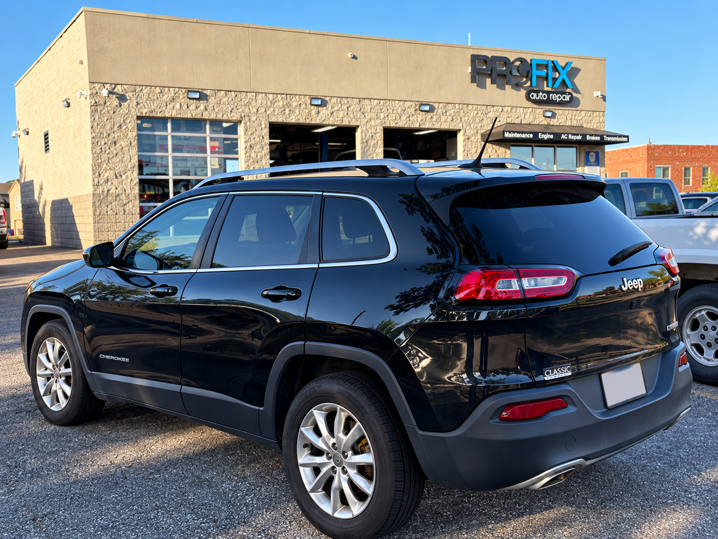 2015 Jeep Cherokee outside PROFIX west in Norman