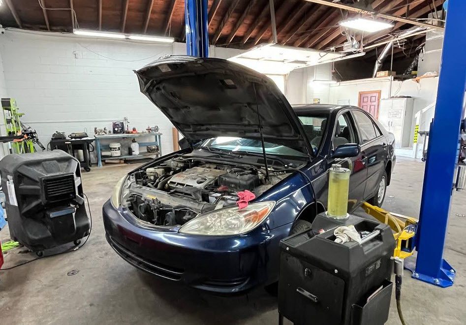 After repairing the no-start condition, we also completed a brake fluid flush while continuing to evaluate the overall condition of this high-mileage Camry.