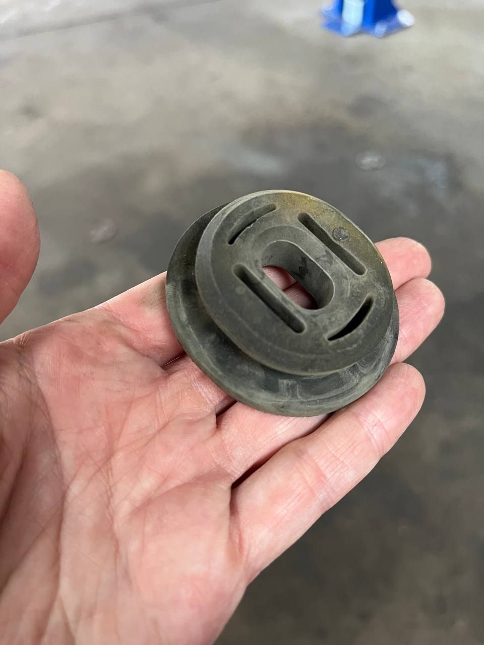 The lower radiator isolator may be a small part, but it provides the proper cushioned mounting point between the radiator and its lower support.