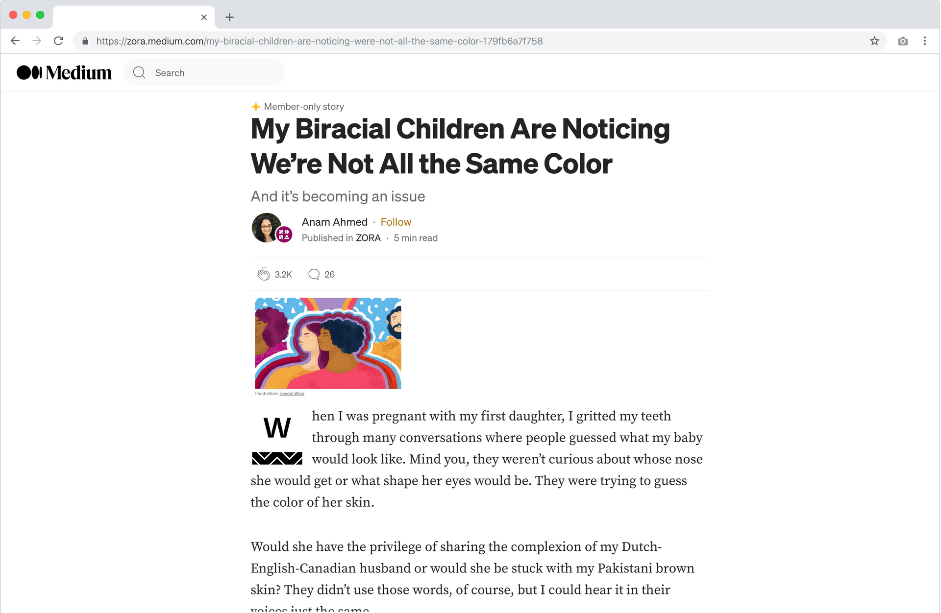 Freelance copywriter publishes a blog article on Zora.