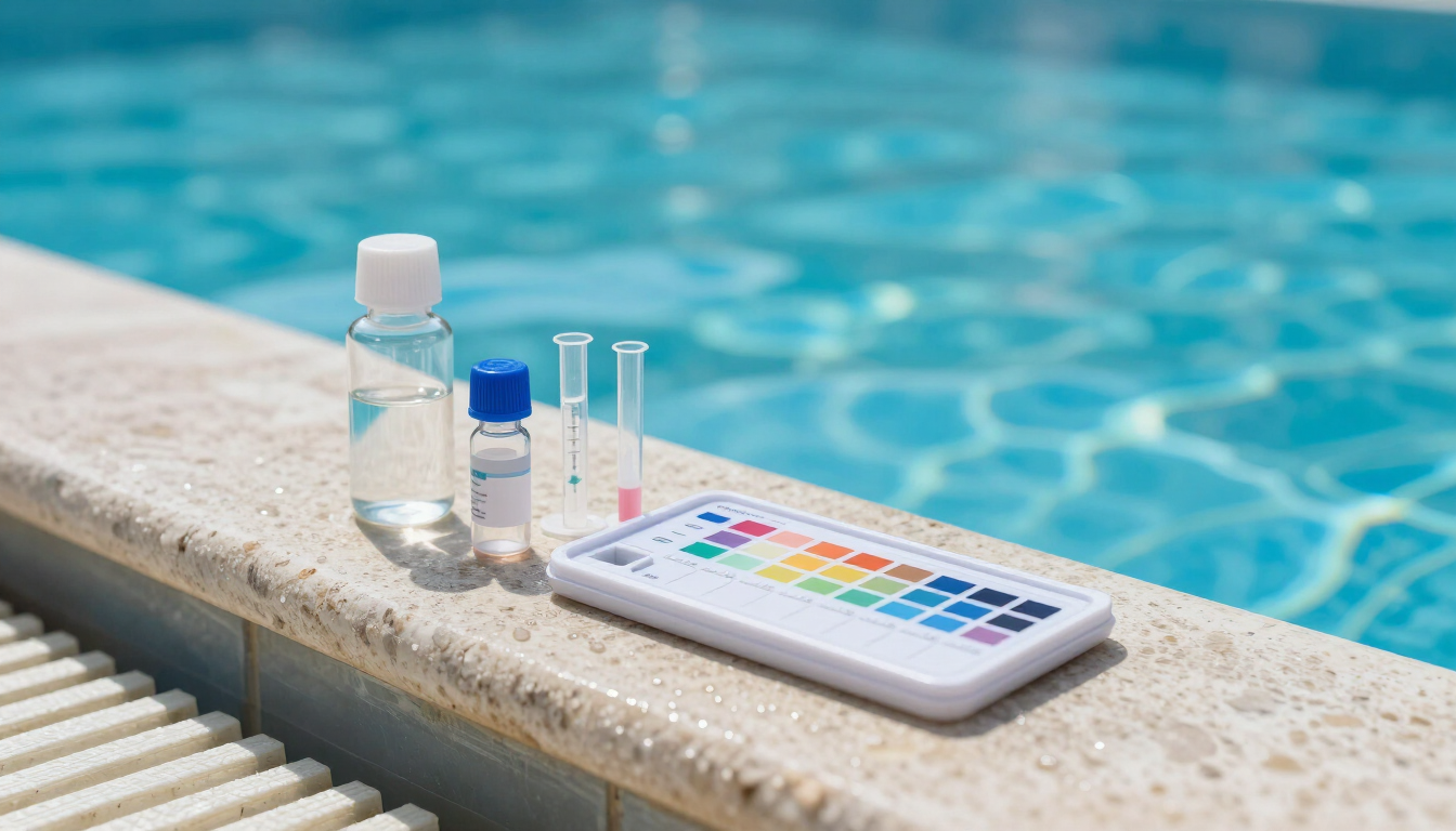 Control del agua durante el mantenimiento de piscinas