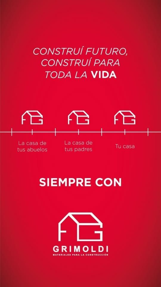 Anuncio rojo con el texto: 