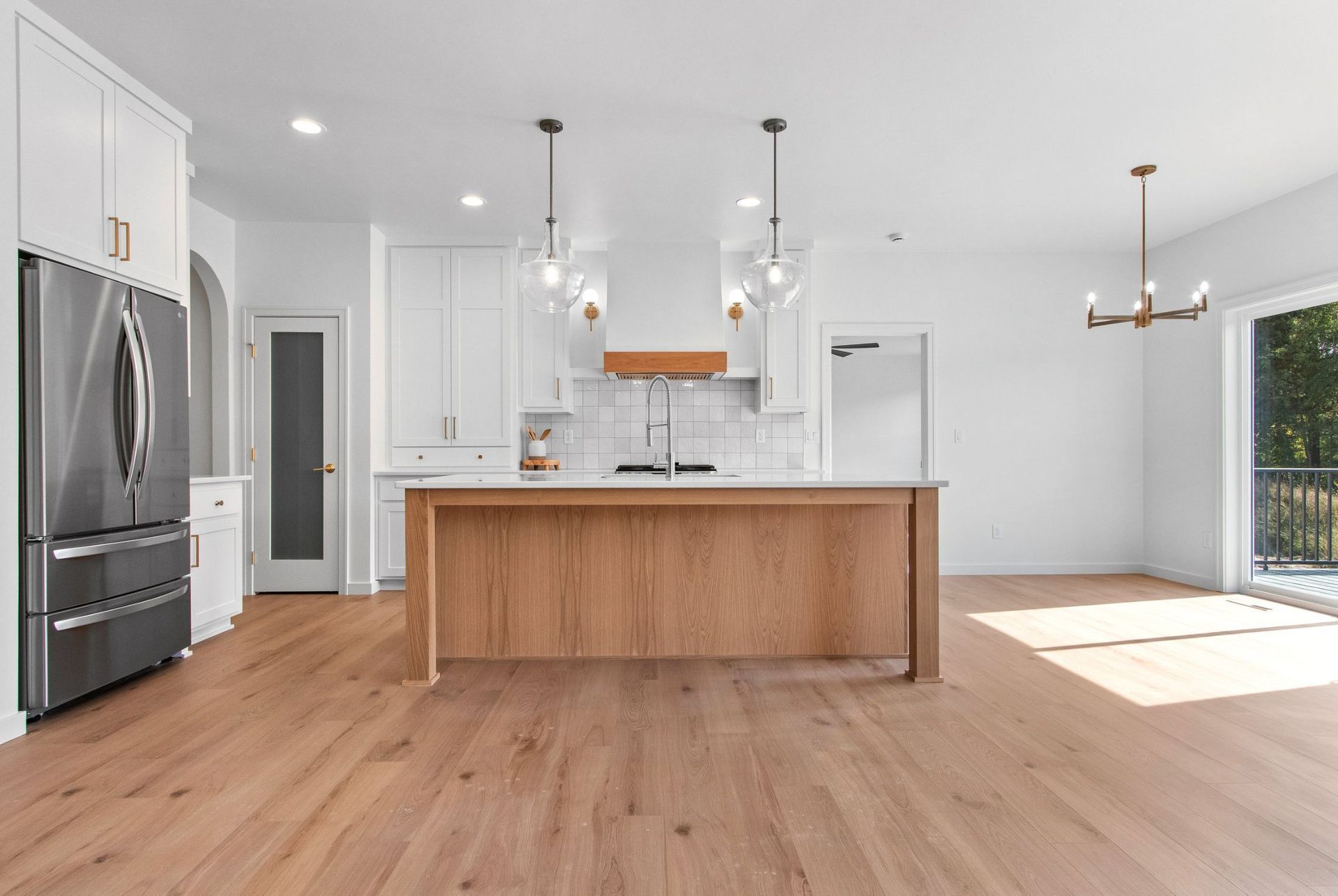 Heirloom custom cabinets in kitchen 11
