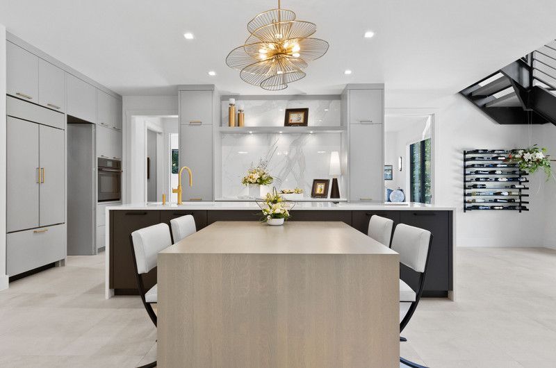 utopian cabinets in dining room