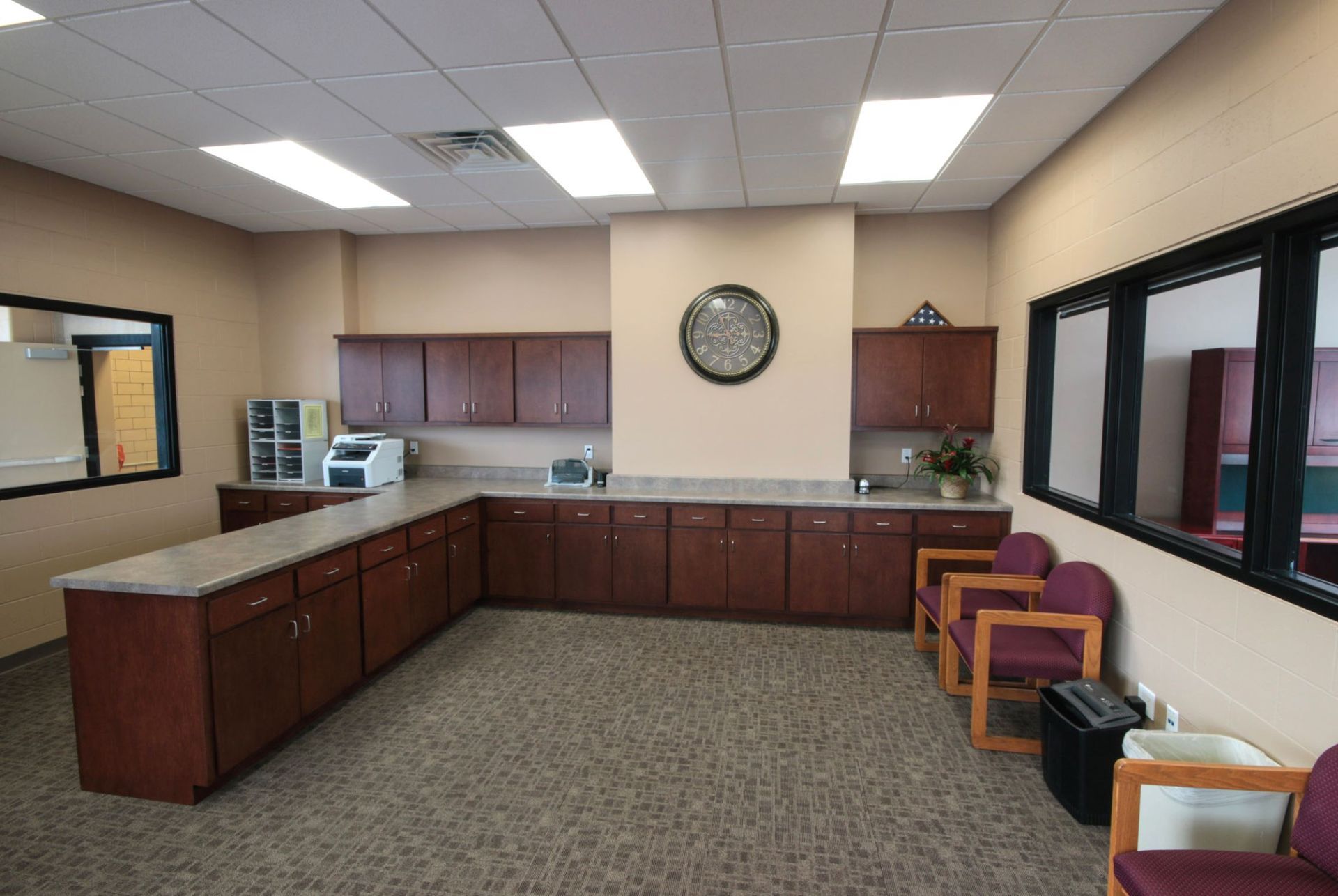 custom cabinets for commercial break rooms