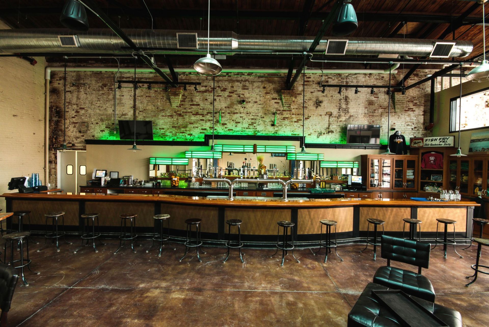 custom cabinets for commercial business bars - 1