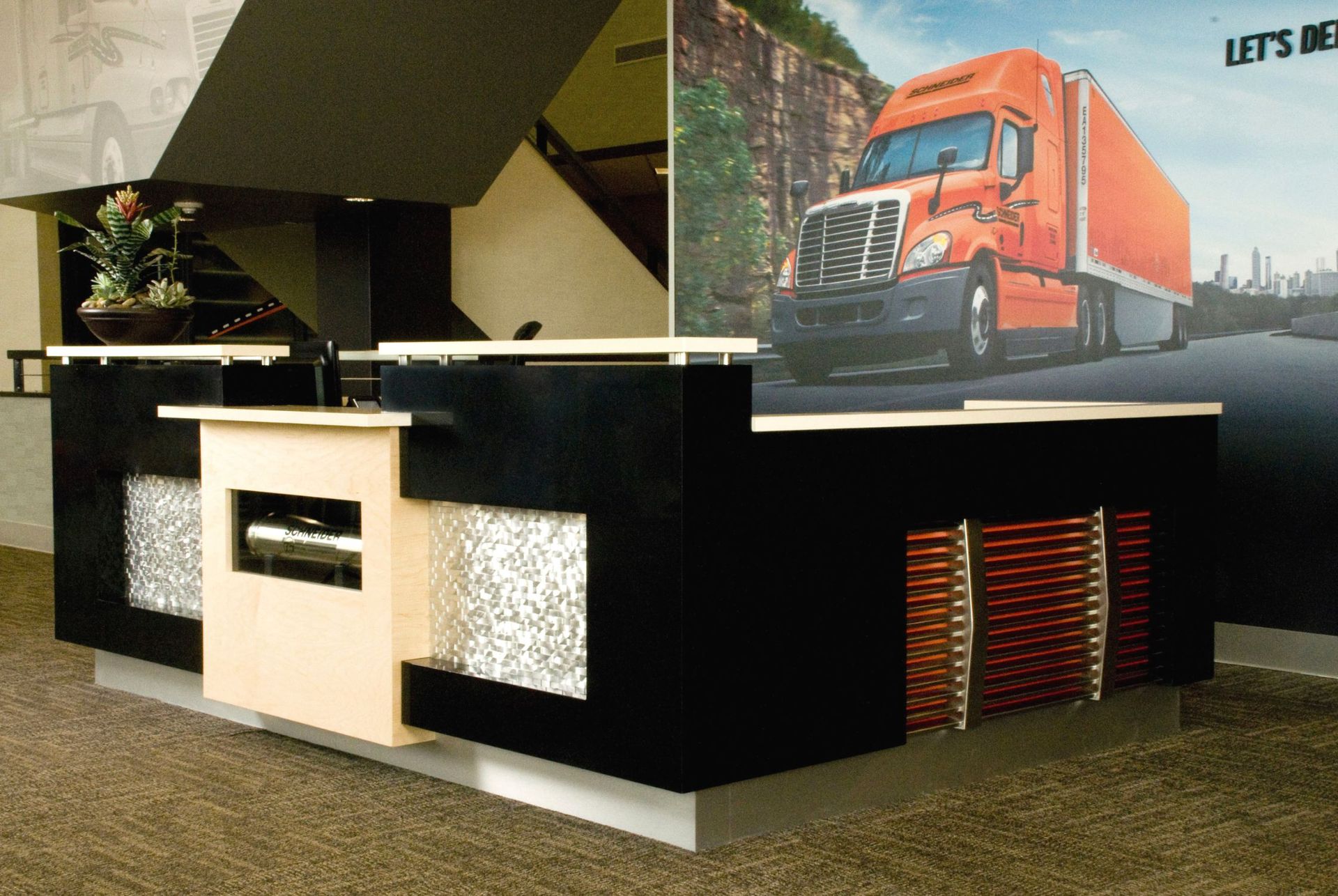 custom made cabinets for commercial work areas