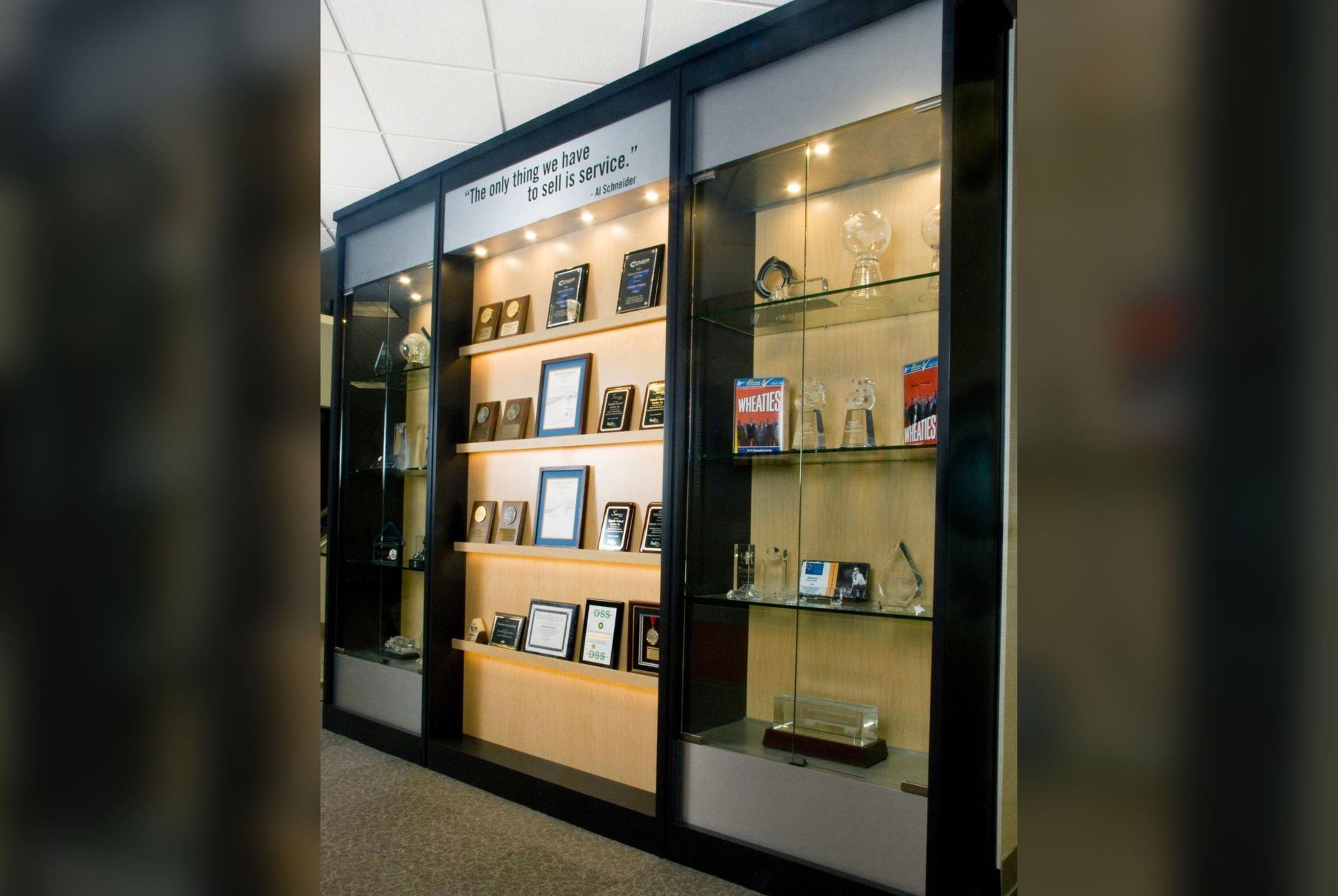 custom made cabinets for commercial work areas