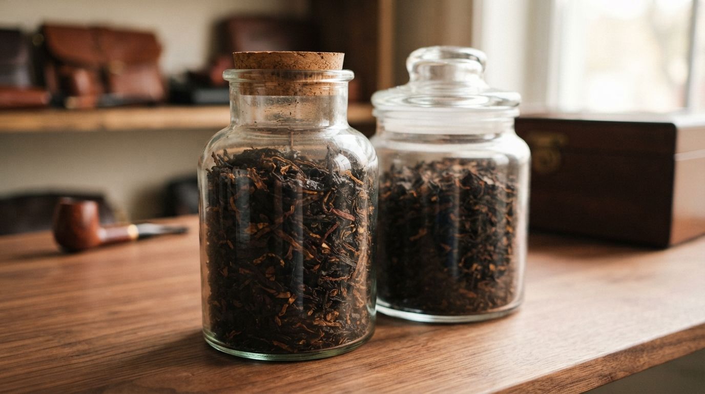 Jars of pickled cucumbers with dill, garlic, salt, and fresh cucumbers on a rustic wooden table