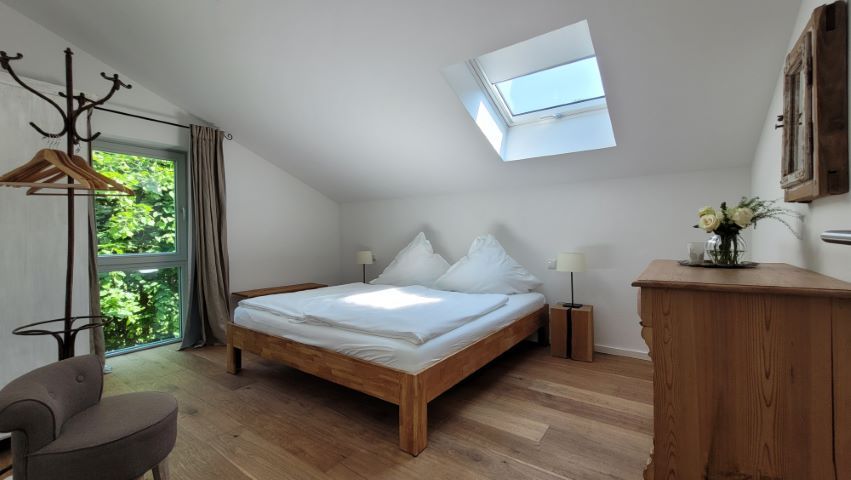 Schlafzimmer 1 des Ferienhaus Tegernsee Chalet 