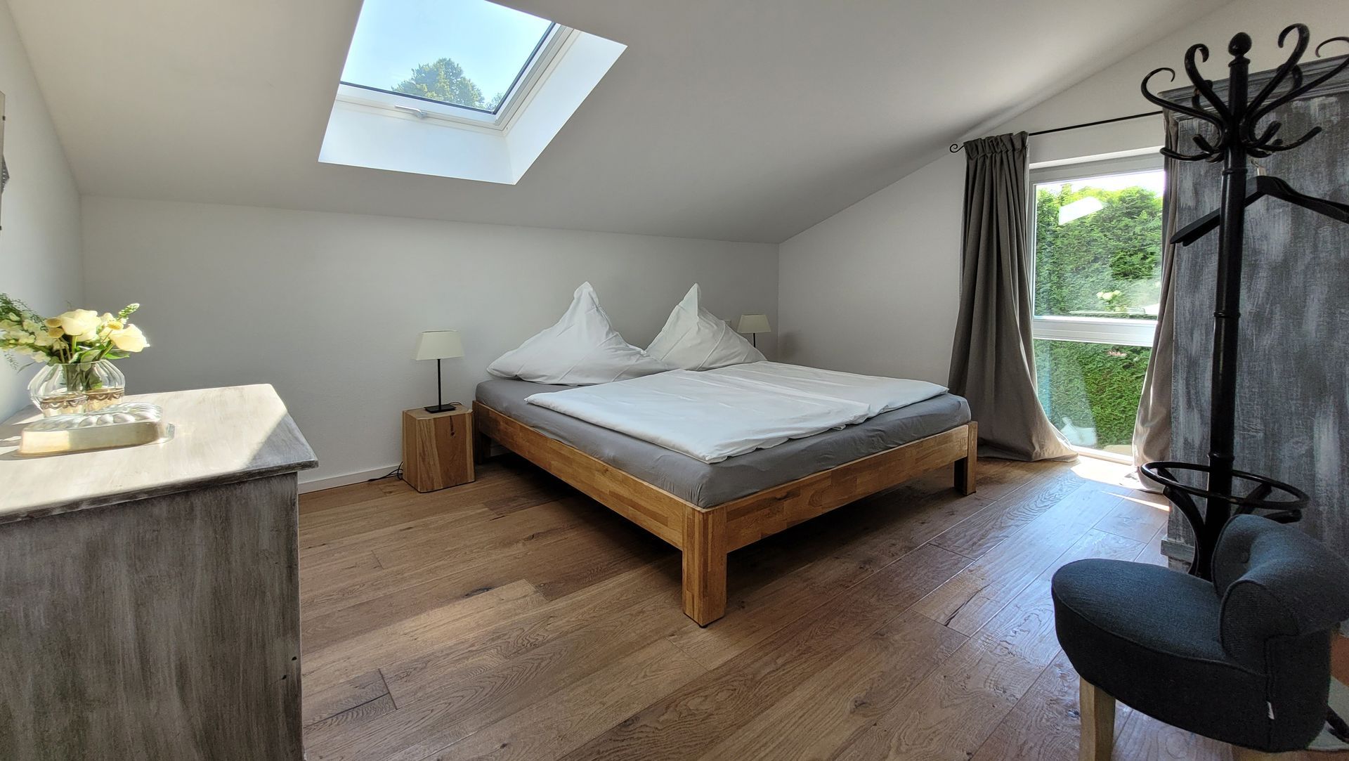 Schlafzimmer 2 des Ferienhaus Tegernsee Chalet 