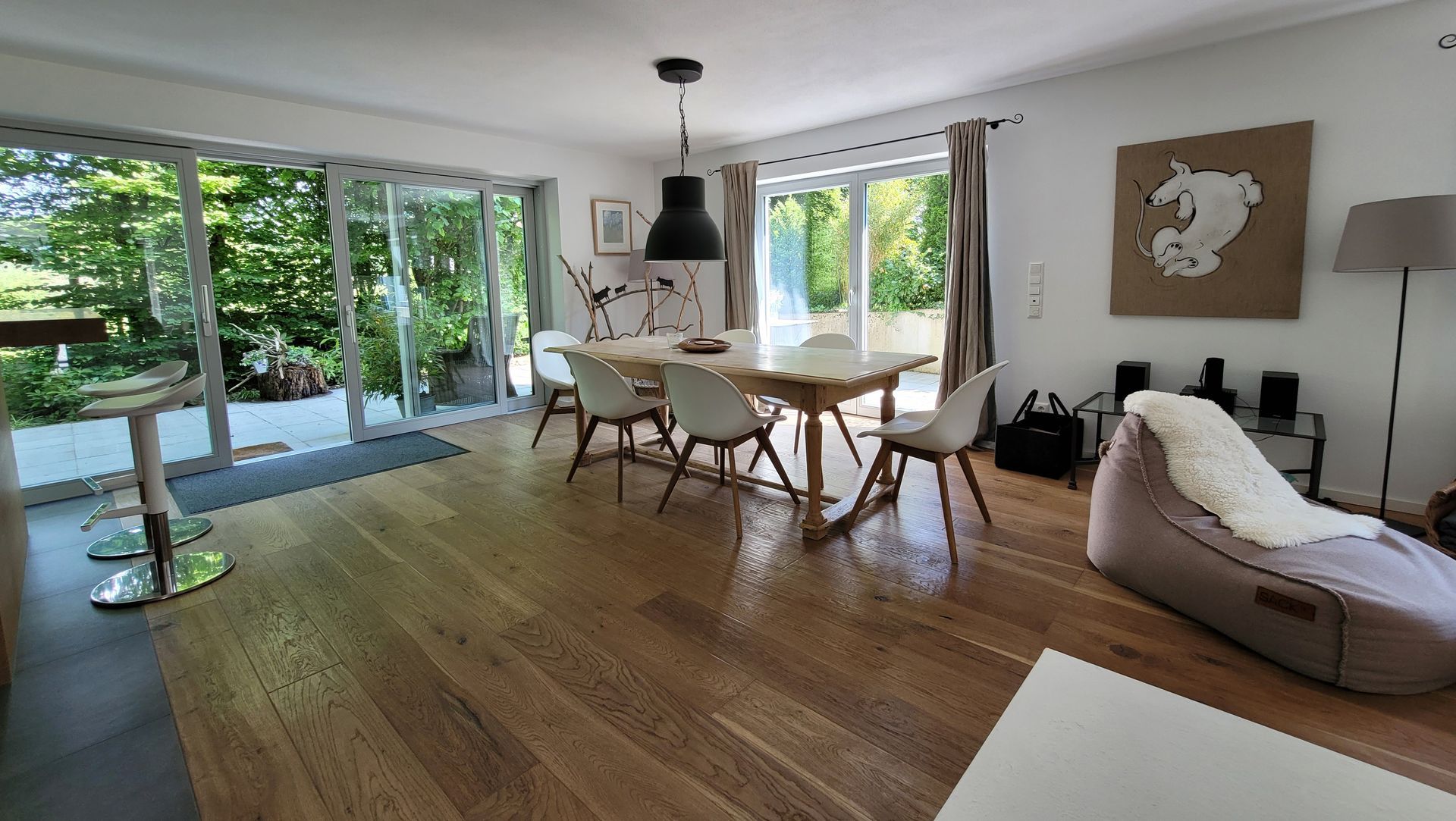 Essbereich des Ferienhaus Tegernsee Chalet 