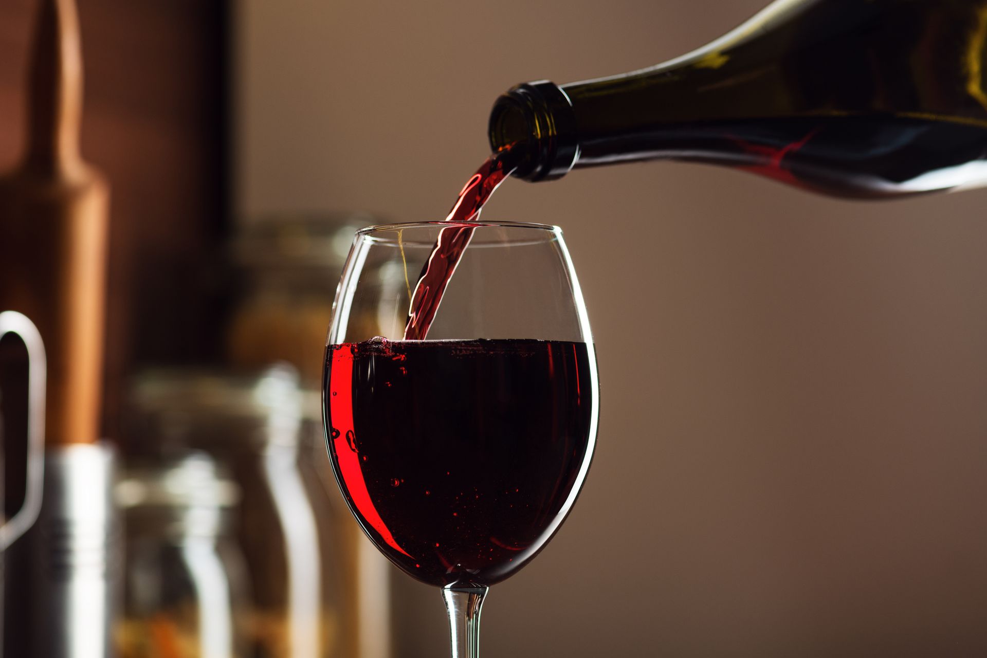 Degustazione vino rosso