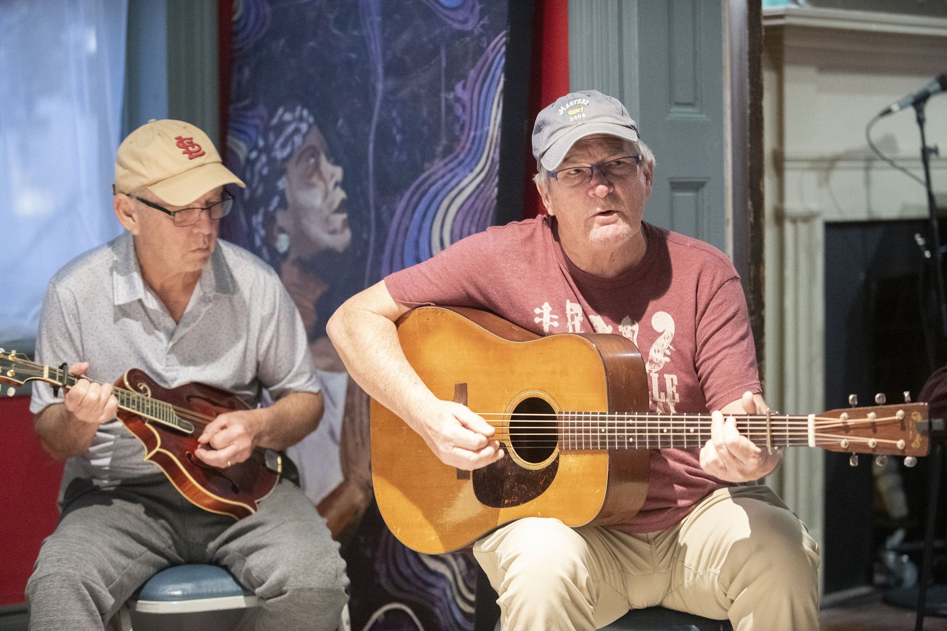 Bluegrass jam at the Folk School of Fayetteville (NWA Democrat-Gazette/J.T. Wampler) 