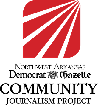 The Northwest Arkansas Democrat-Gazette Community Journalism Project Logo