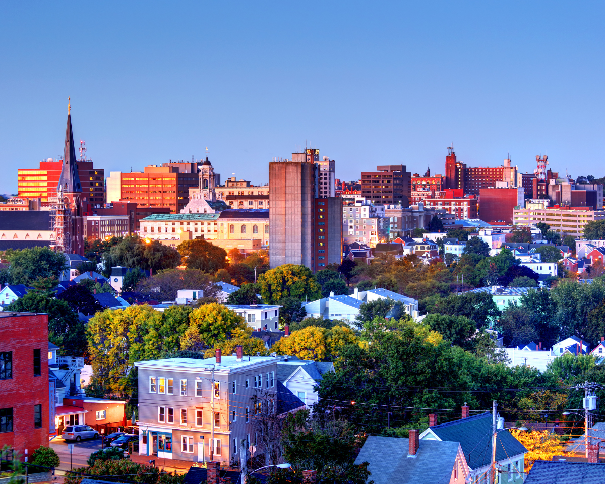 View of Portland, Maine