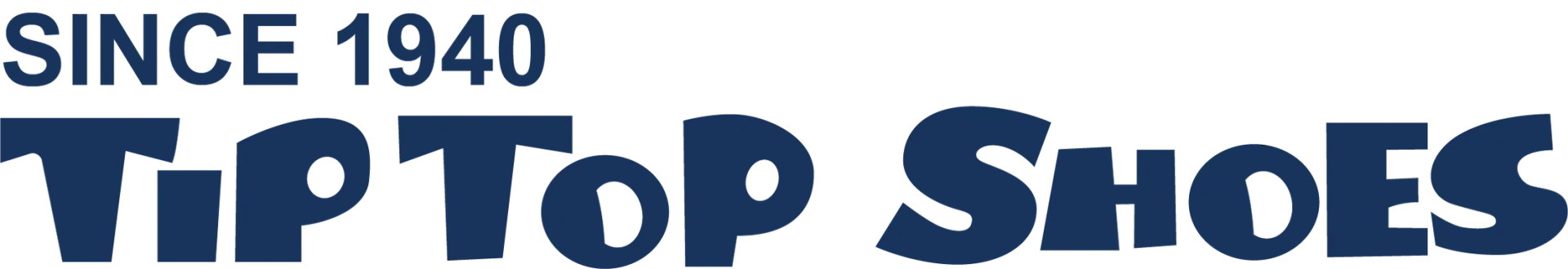 The logo for tip top shoes has been around since 1940