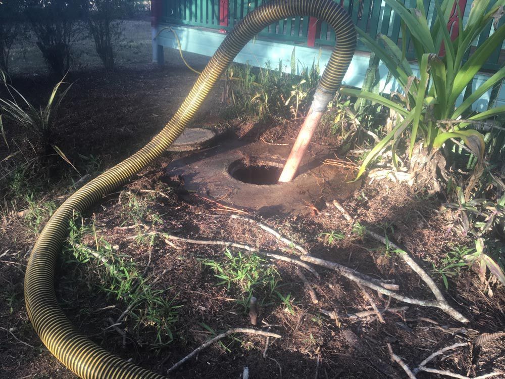 Pumping out Septic Tank