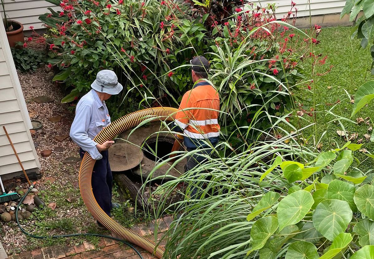 Septic Tank Pump-Out Service At A Residential Property