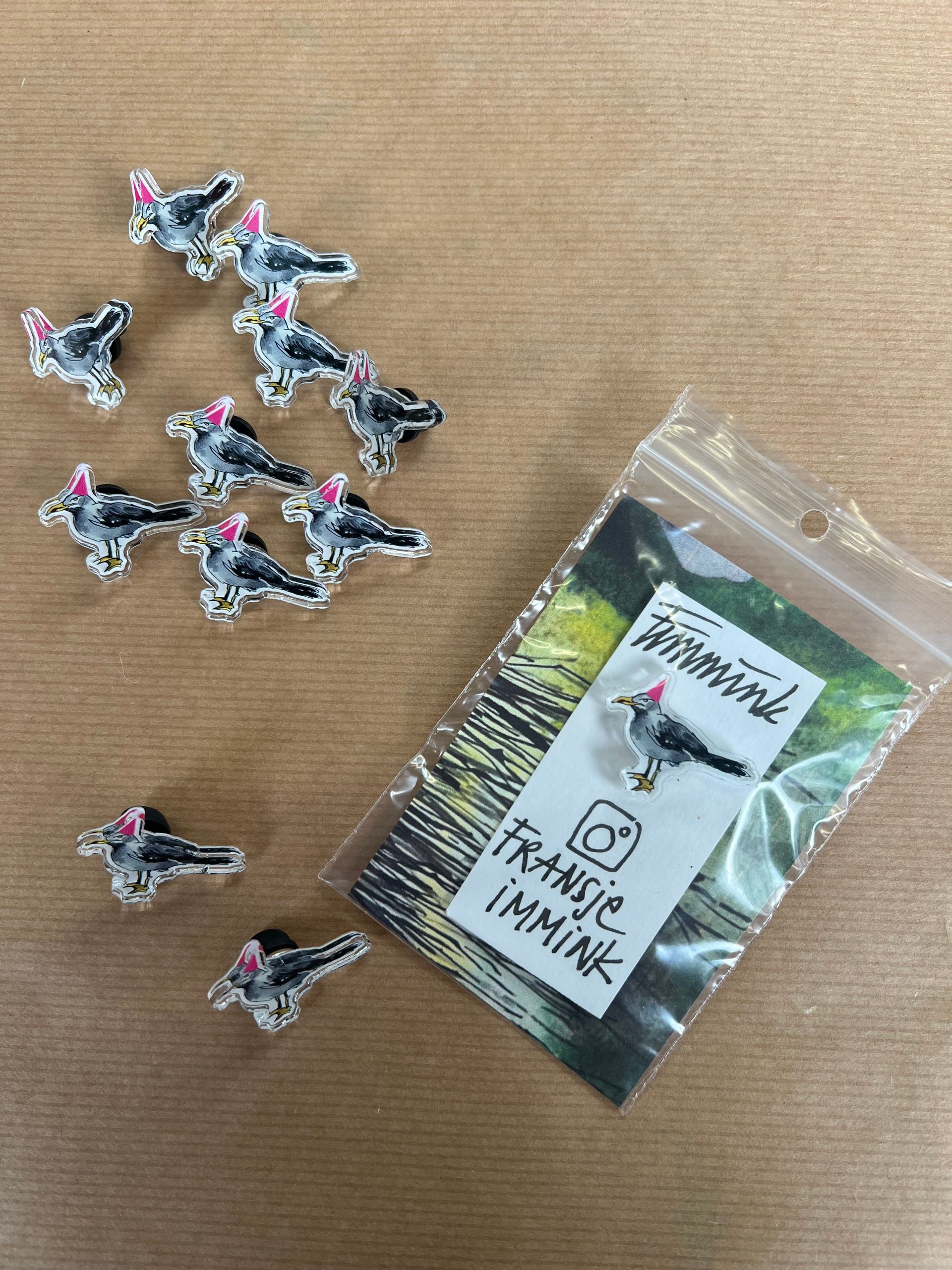 pin meeuw
