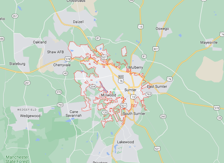 map of city