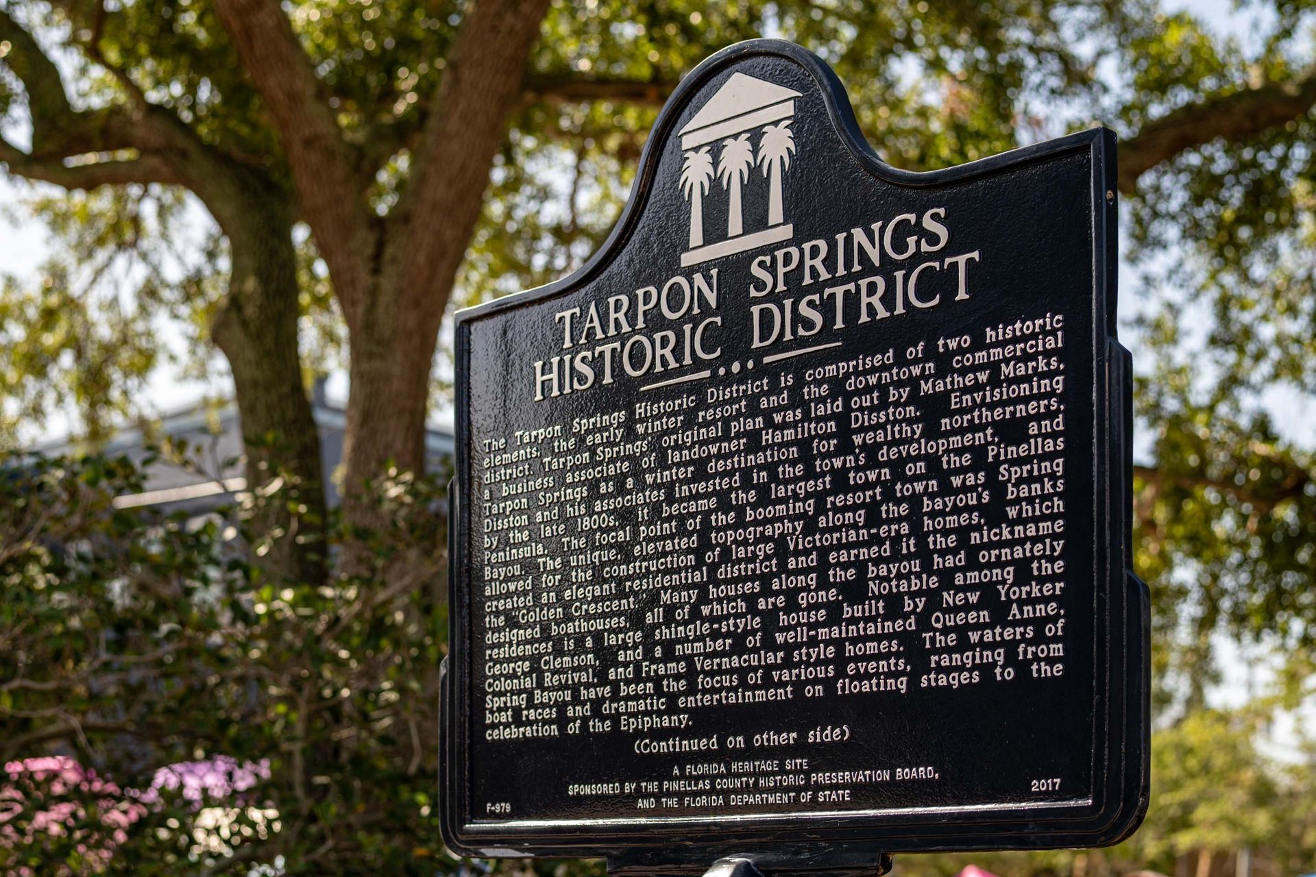 Historic Tarpon Springs Sign