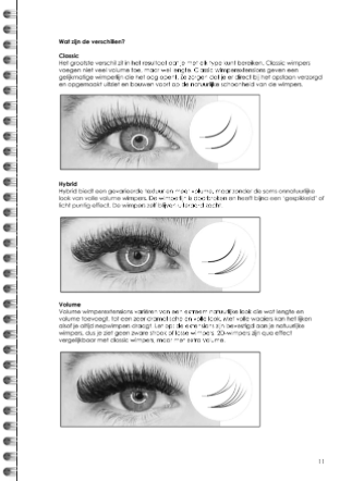 handboek voor wimperextensions