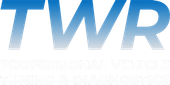 Blue gradient logo for TWR Professional Vehicle Tuning & Diagnostics.