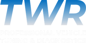 Blue gradient logo for TWR Professional Vehicle Tuning & Diagnostics.