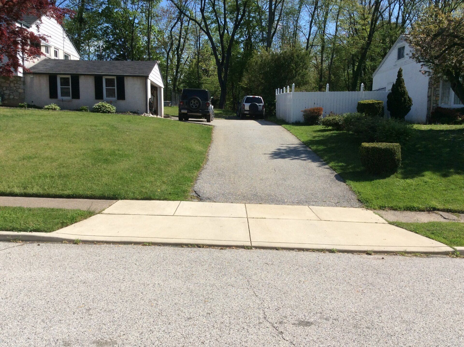 Driveway Extension Before