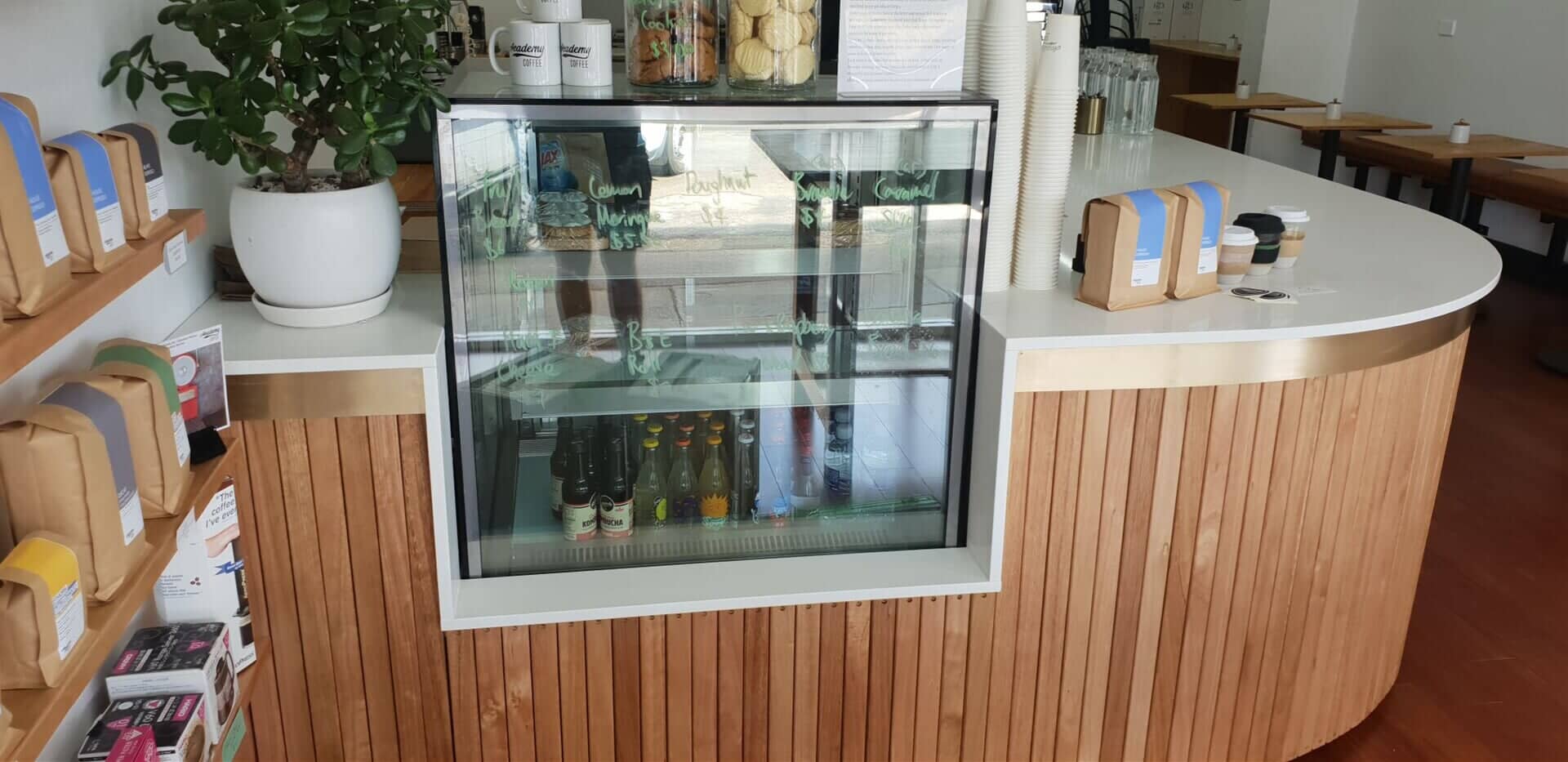 Benchtop Counter with Fridge Insert — West Stone Benchtops in Orange, NSW