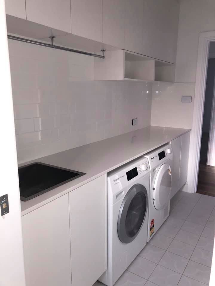 Stone Benchtop in Laundry — West Stone Benchtops in Orange, NSW