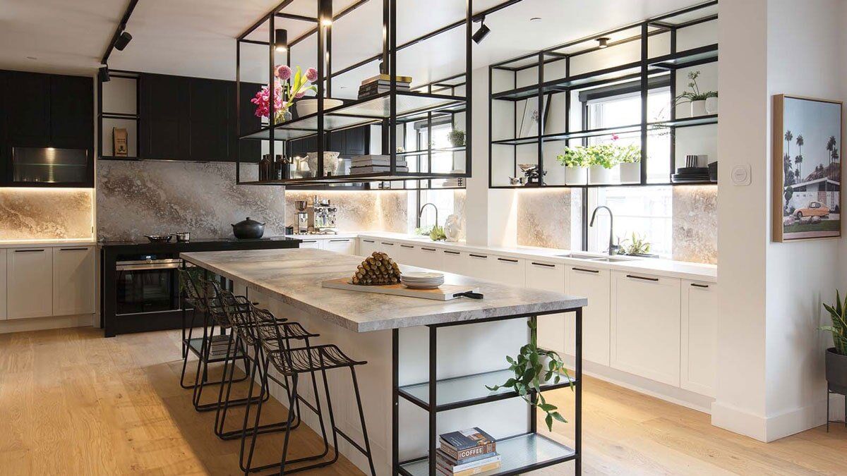 Modern Kitchen With Beautiful Benches — West Stone Benchtops in Orange, NSW