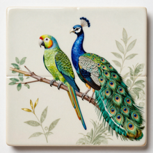 Birds and animals tile