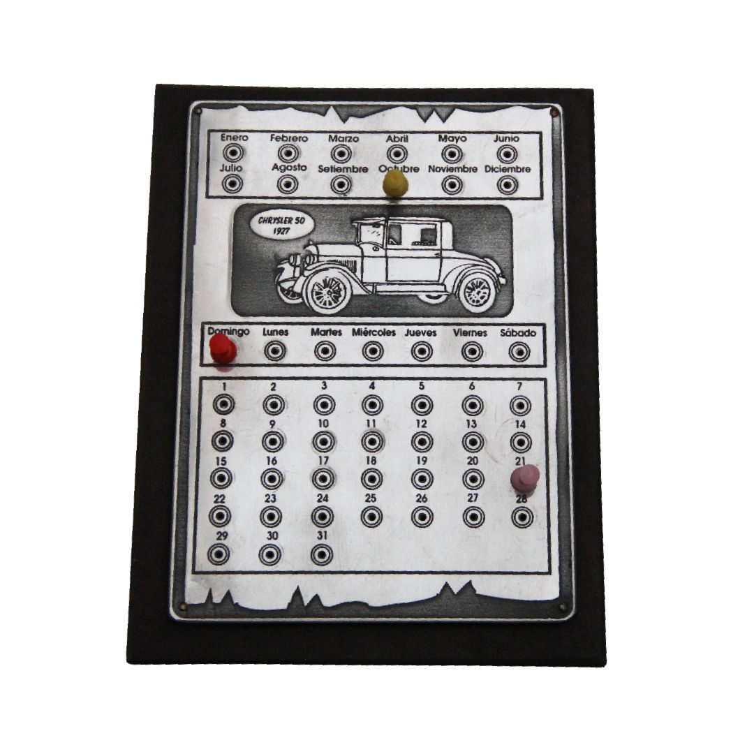 Hoja de trabajo vintage en blanco y negro con un coche de dibujos animados y filas de pequeños símbolos.