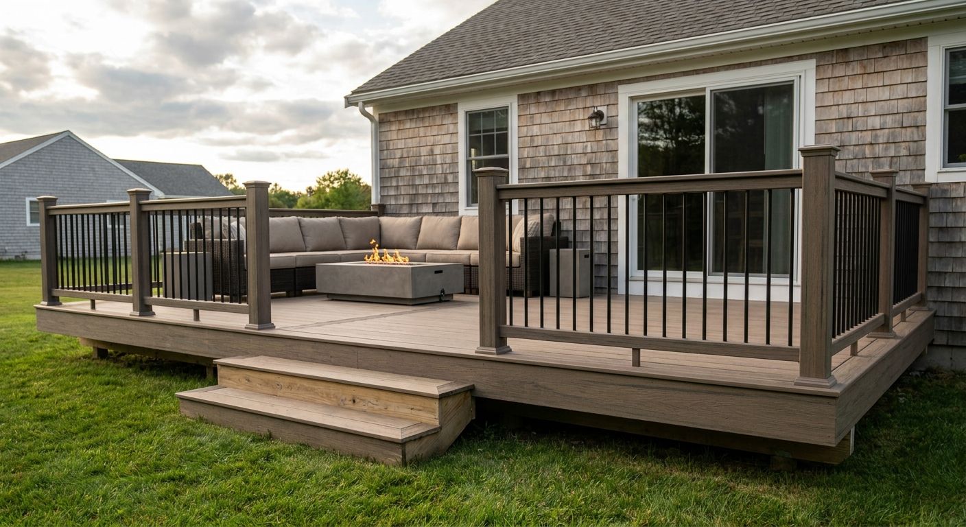 Composite or PVC deck