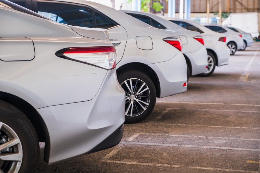 Silver Sedans Parked in A Row with Taillights Visible — Cartech Australia in Albury, NSW