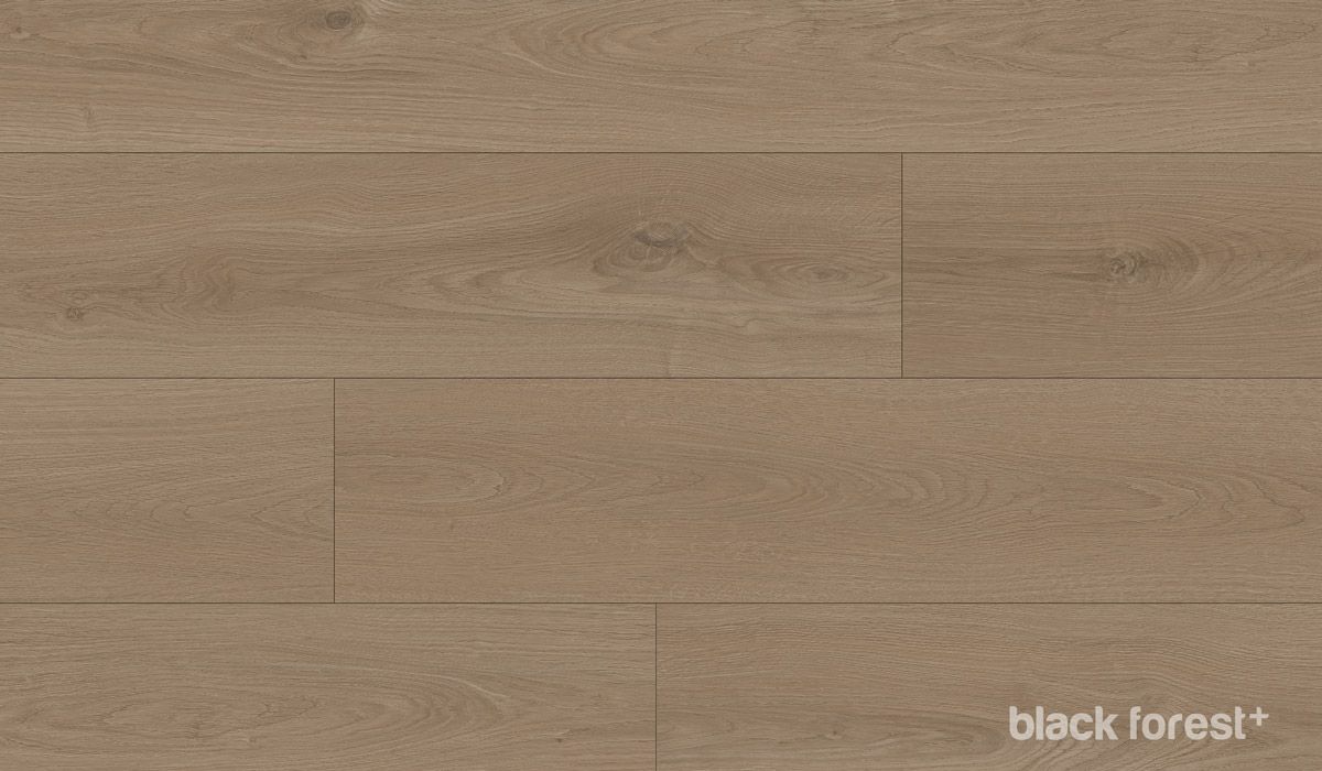 A close up of a wooden floor with the words black forest written on it.