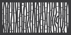 A black and white striped pattern on a black background.