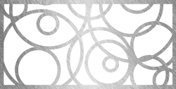 It looks like a swirl pattern on a metal surface.