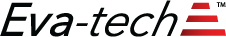 A logo for eva-tech is shown on a white background