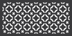 A black background with a white pattern on it.