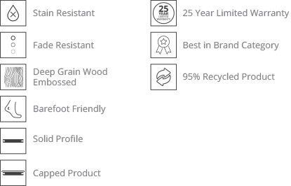 There are many different types of wood and a warranty.