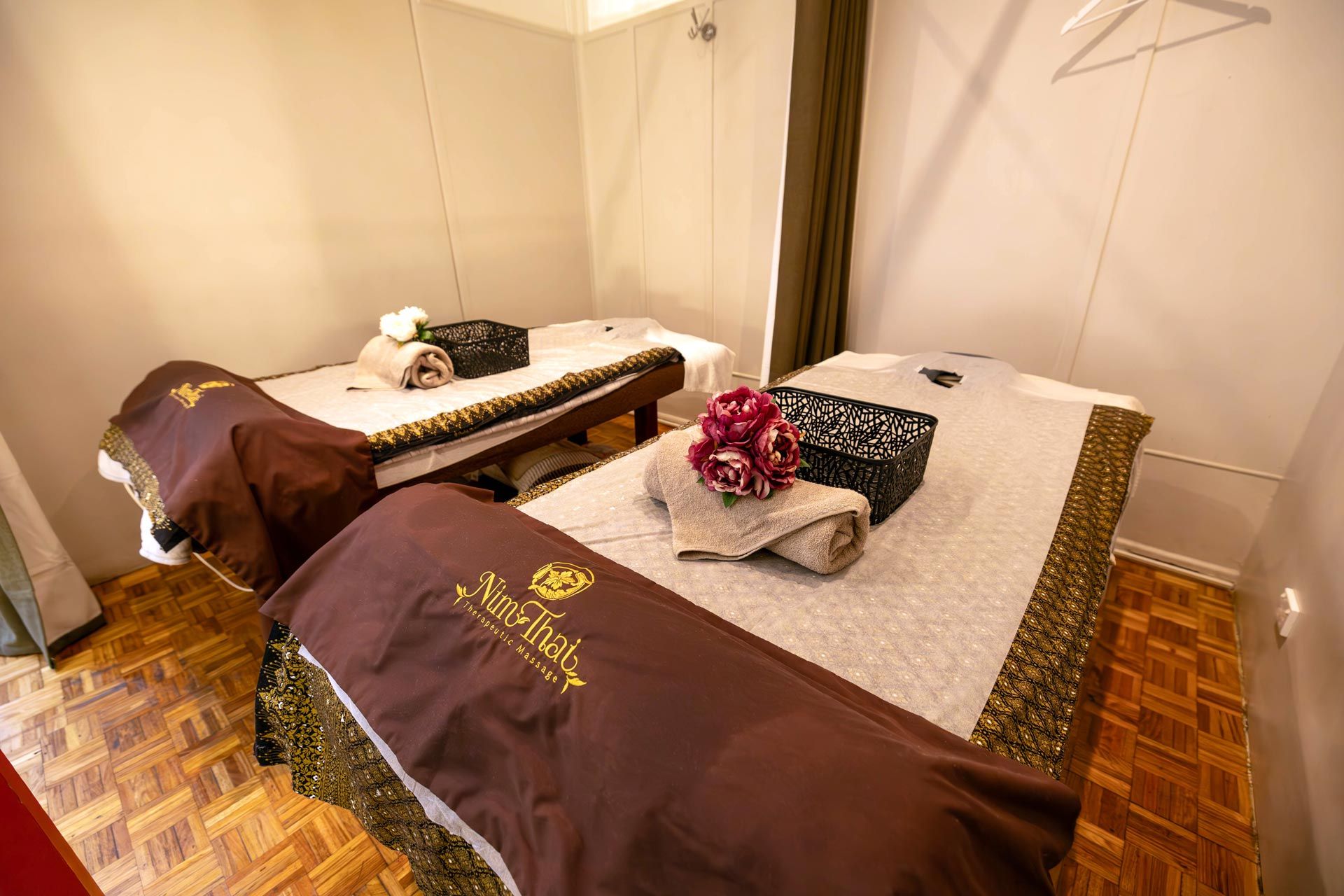 Massage beds at Nim Thai Massage Surry Hills, Taylor Square, Oxford Street Darlinghurst